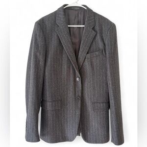 Zara Charcoal Pinstripe Men's Blazer
